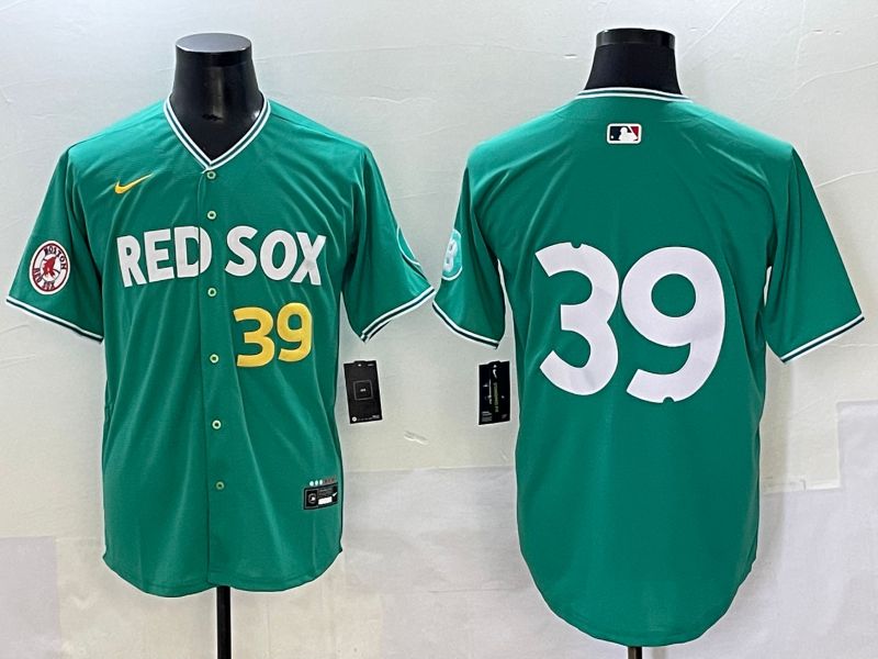 Men 2025 Boston Red Sox #39 No Name Dark Green Joint Name Nike MLB Jersey style 7